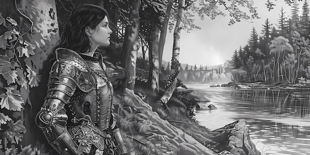 A storyboard sketch depicting a scene in The Witcher Season 4 where Geralt faces a magical encounter that results in a physical transformation, potentially explaining the change in appearance.