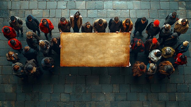 A wide shot depicting a council meeting among the Northern Kingdoms, with representatives looking conflicted and determined. In the background, shadows hint at the looming threat of Nilfgaard and the subtle influence of the Lodge of Sorceresses.