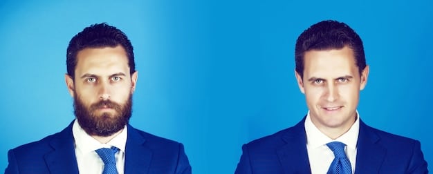 A side-by-side comparison image of Henry Cavill and Liam Hemsworth, both in similar poses with serious expressions, used to visually represent the change in casting for the role of Geralt.