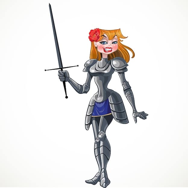 A detailed illustration of Queen Calanthe of Cintra, depicted as a strong and formidable warrior queen, leading her troops in battle with determination.