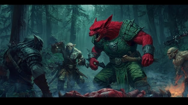 A series of action shots from a hypothetical Witcher mobile game, showing battles with various monsters, exploration of different environments, and interactions with key characters.