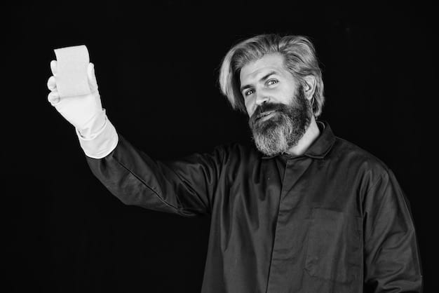 A black and white image of J.B. Rhine conducting an experiment with Zener cards, showing a participant attempting to identify the hidden card.