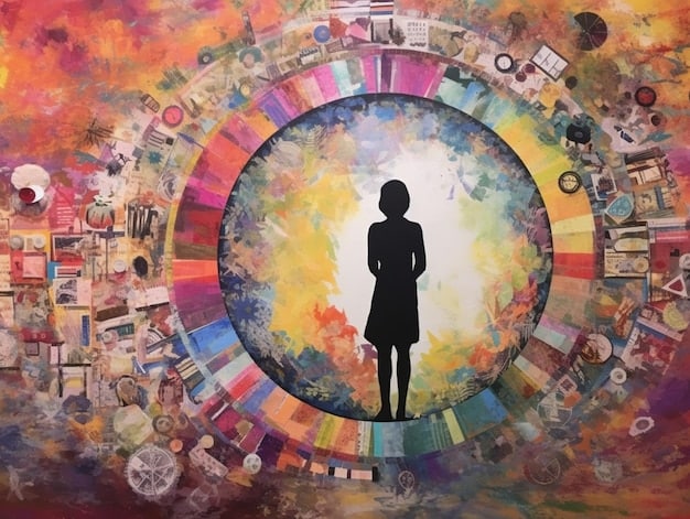 A graphic illustrating the demographic breakdown of Americans who believe in psychic abilities. The graphic should use pie charts and bar graphs to show the distribution of belief across different age groups, education levels, and geographic regions. The title 