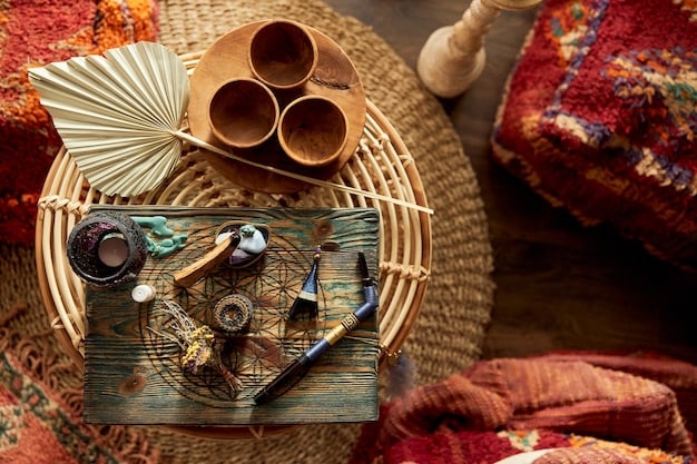 A collection of various cultural amulets displayed on a textured wooden surface. Included are a Native American dream catcher, an African gris-gris bag, a Middle Eastern Hamsa hand, and a Celtic knot pendant. The lighting highlights the unique craftsmanship and materials of each amulet, symbolizing The Power of Amulets: Which Protection Charms Are Most Effective? A Comprehensive Guide to cultural protective items.