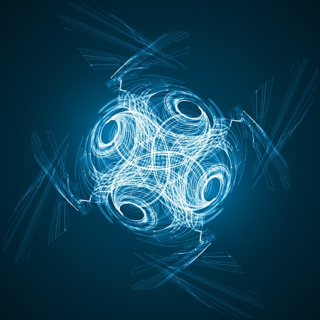 A stylized representation of a quantum entanglement experiment, with two interconnected particles displayed against a backdrop of complex equations and data visualizations. The image uses vibrant colors and abstract shapes to convey the intricate relationship between quantum mechanics and the potential for non-local connections as it relates to if Is Telekinesis Possible? New Experiments Challenge Conventional Science in 2025.